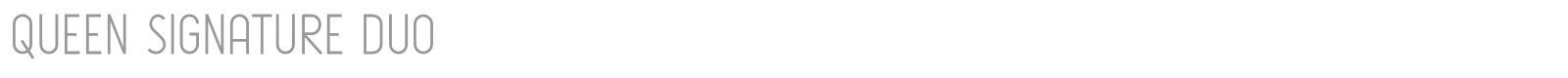 Queen Signature Duo font preview